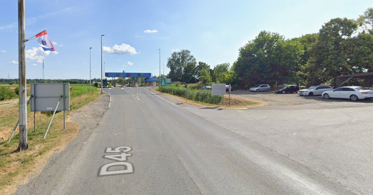 Kod Kutine bježao od policije pa probio rampu na naplatnoj postaji