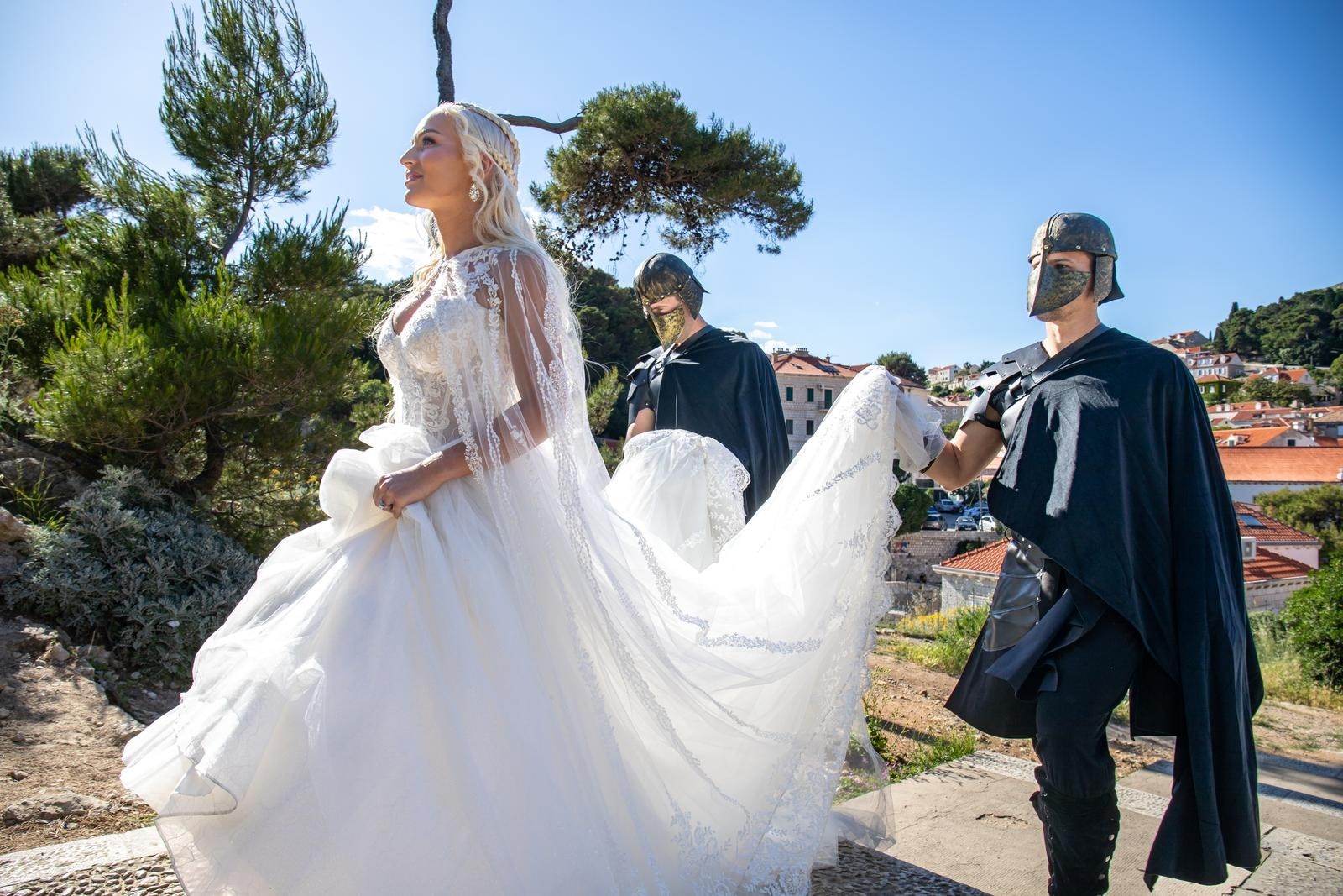 FOTO Vjenčanje Alistaira Overeema u Dubrovniku u stilu Igre prijestolja