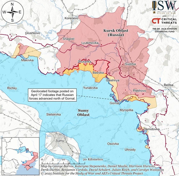 Rusi: Vratili smo kontrolu nad skoro cijelim Kurskom. Ostalo je još jedno selo
