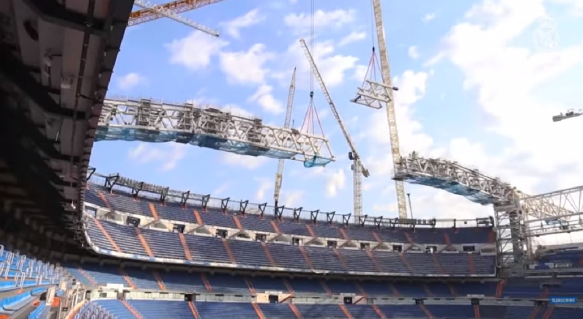 VIDEO Santiago Bernabeu raste iz dana u dan. Sada je na redu i novi krov