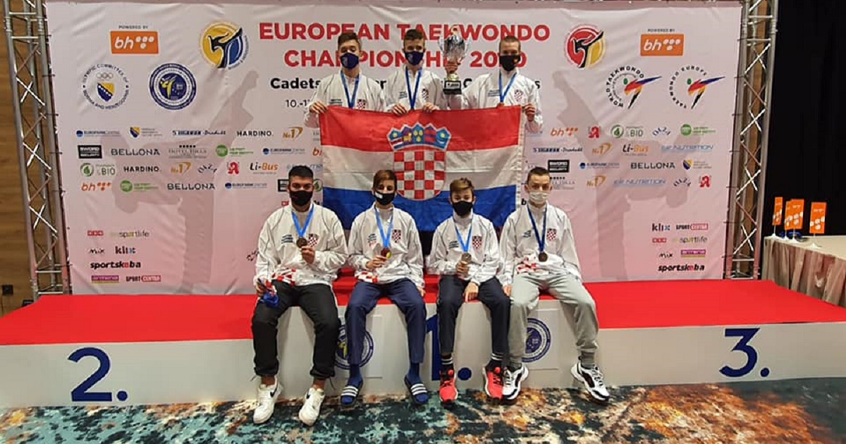 Hrvatski taekwondoaši s Europskog prvenstva vraćaju se s čak sedam medalja