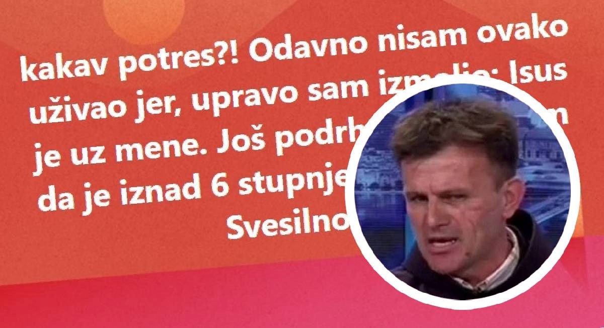 Fratar iz Čapljine: Kakav potres?! Odavno nisam ovako uživao. Slava bogu