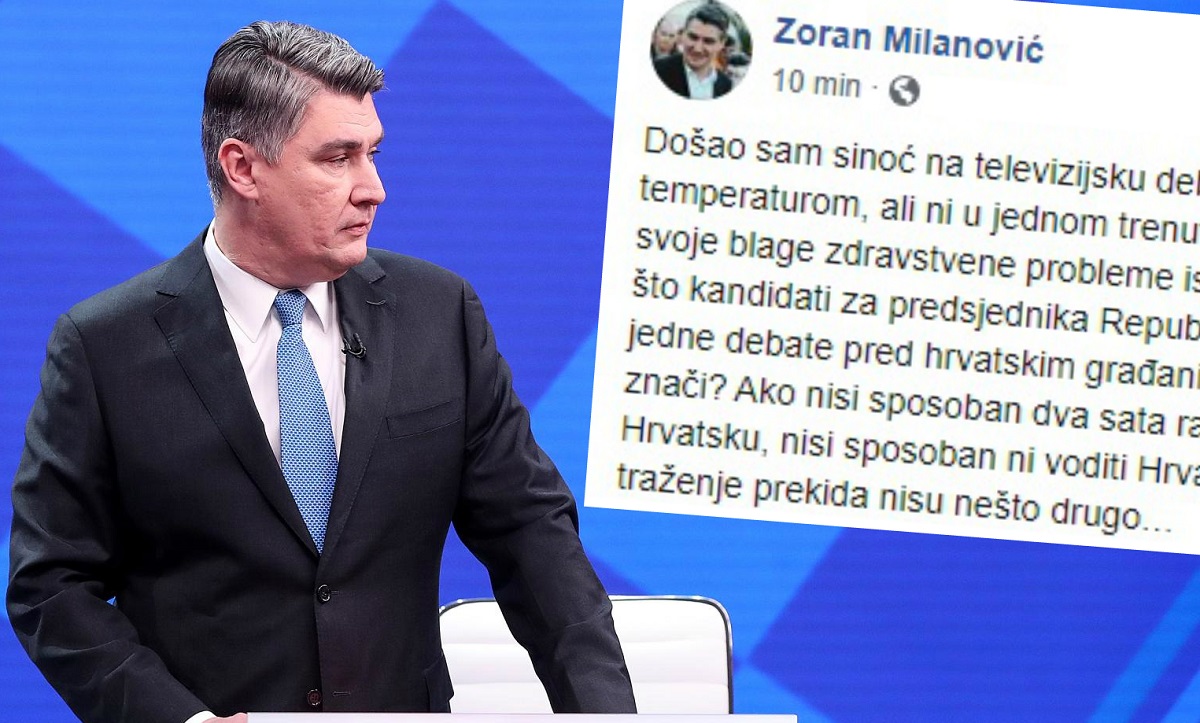 Javio se Milanović, kaže da je imao temperaturu pa je napao Kolindu zbog umora