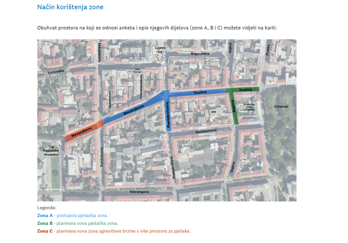 Zagreb pozvao građane: Odlučite kako će izgledati Masarykova i Teslina