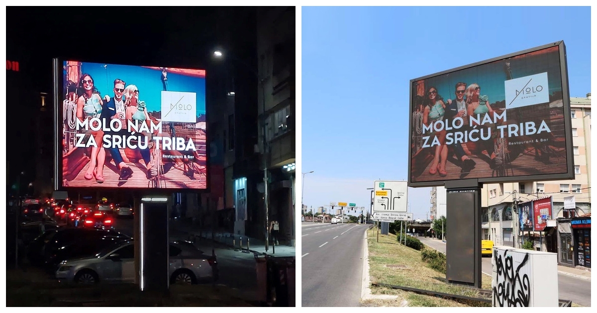 Opatijski restoran postavio plakate po Beogradu, zovu turiste iz Srbije u Hrvatsku