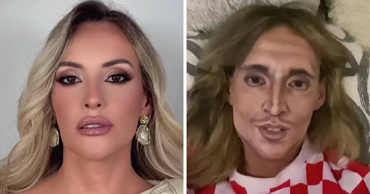 Marina Mamić transformirala se u Modrića: "12 lajkova nakon sedam sati šminkanja"