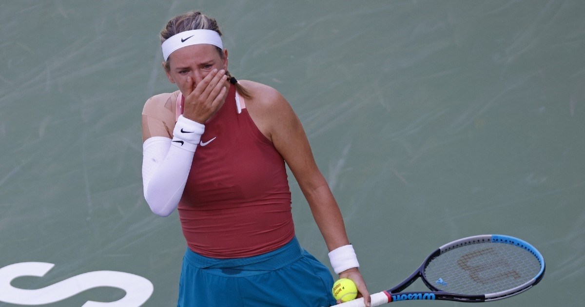 Azarenka počela nekontrolirano plakati usred meča: Žao mi je, jako mi je žao