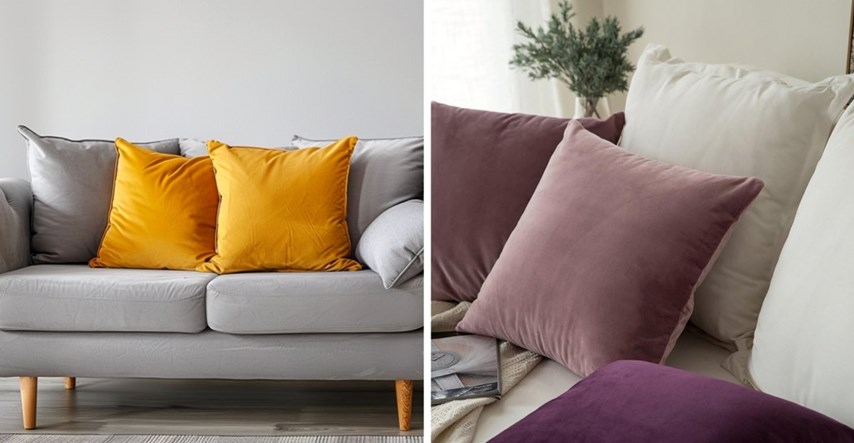 Ovakvi ukrasni jastučići savršeno će izgledati na vašem sivom kauču
