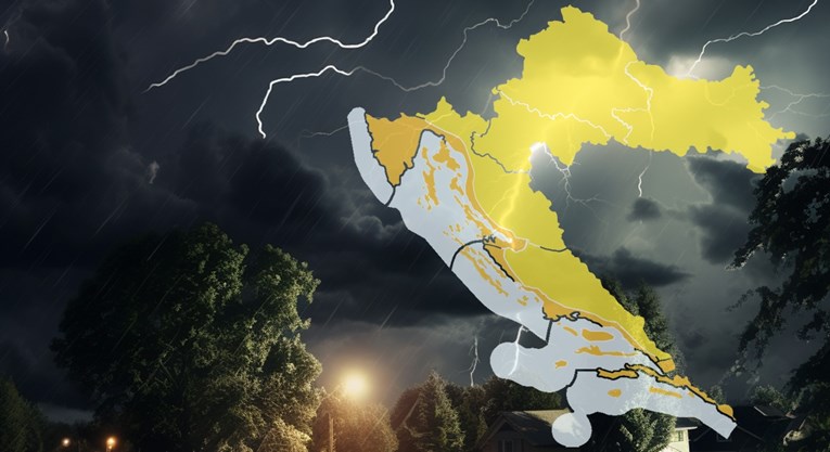 Danas posvuda jako vruće, a onda stiže puno žute kiše s afričkim pijeskom