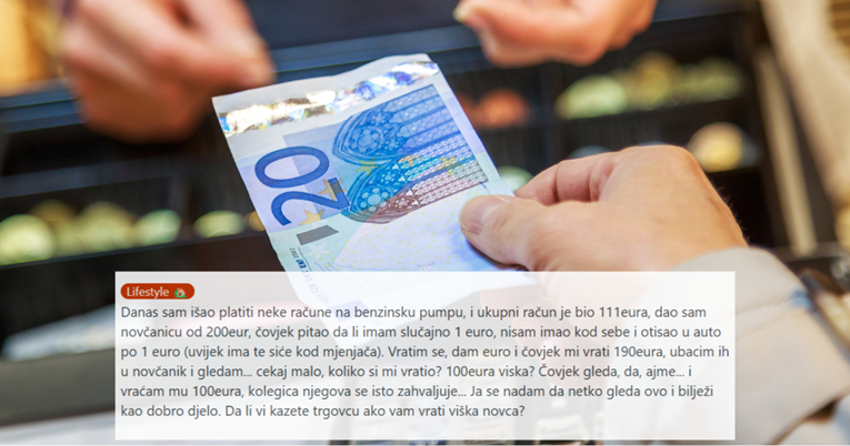 "To nije dobro djelo, to treba biti normalno": Hrvati iskreno o poštenju na blagajni