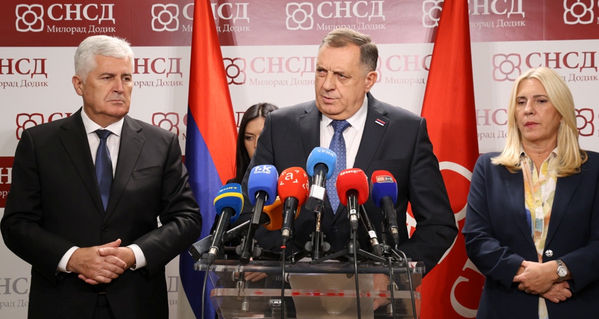 Dodik: Federaciju BiH treba podijeliti na bošnjački i hrvatski dio