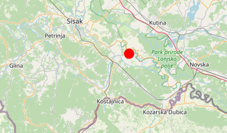 Potres od 3.5 kod Kutine