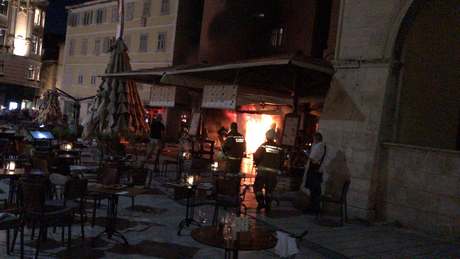 Požar u Splitu: U restoranu eksplodirao plin, turisti mislili da je napad