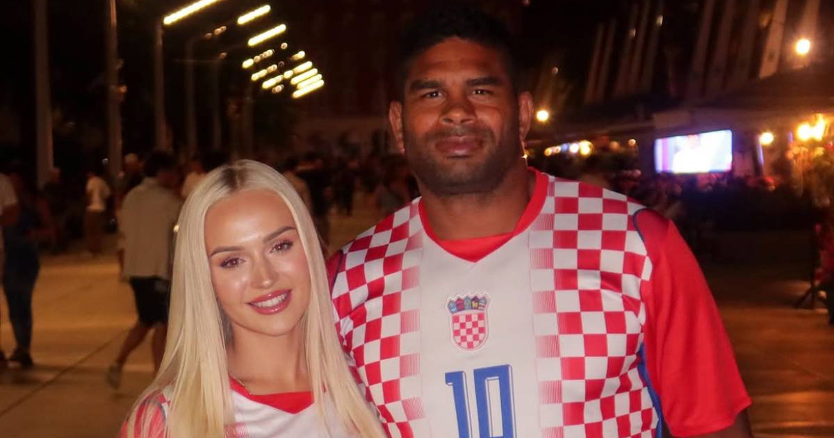 Alistair Overeem i supruga pozirali na splitskoj rivi, navijali su za Hrvatsku