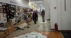 Sa stropa u Nami u Zagrebu pala ploča, moguće da je to posljedica potresa