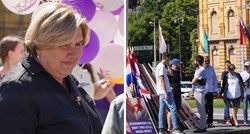 USKORO UŽIVO U Zagrebu se održava "Hod za život". Na jarbolima zastave duginih boja