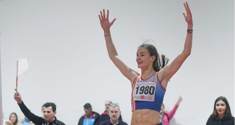 Jana Koščak (16) nakon Blankinog srušila još jedan hrvatski atletski rekord