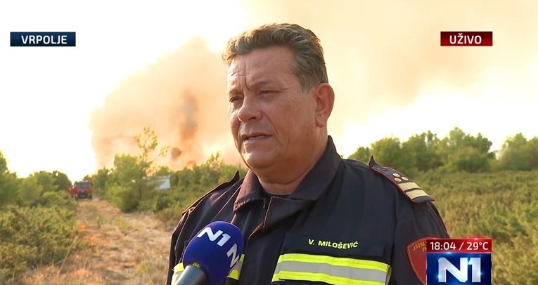 Šef šibenskih vatrogasaca: Neki mještani su se sami evakuirali