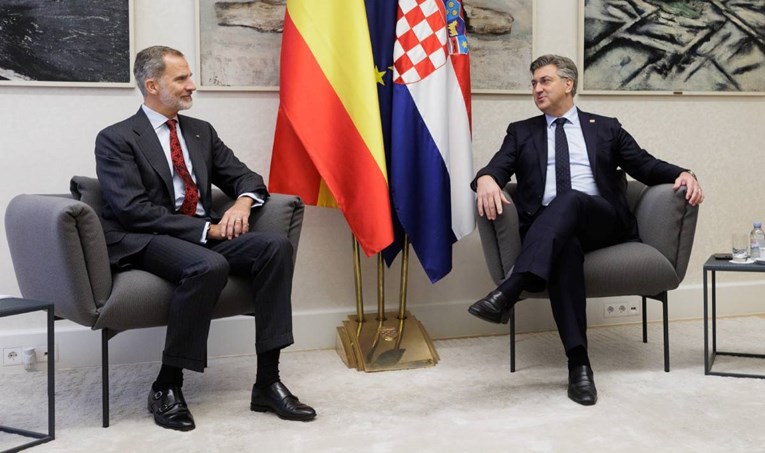 Plenković se susreo sa španjolskim kraljem, razgovarali o ulasku Hrvatske u Schengen