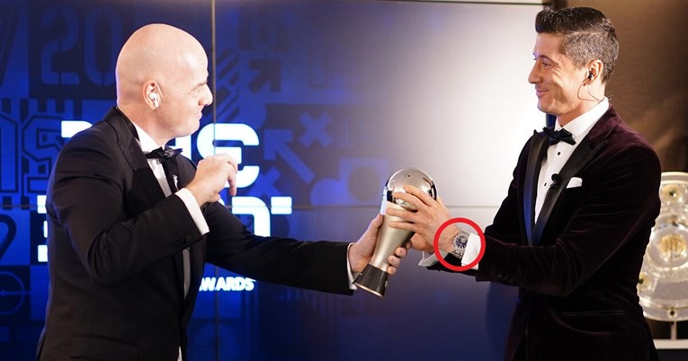 Lewandowski je na dodjeli Fifine nagrade The Best nosio sat od 115 tisuća eura
