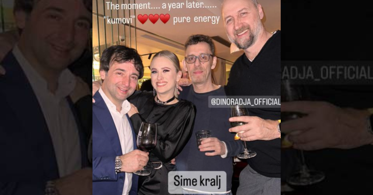 Grašin kum pokazao dio atmosfere s proslave krštenja malene Albe: "Godinu kasnije..."