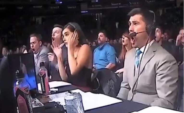 VIDEO Reakcija reporterke na brutalan nokaut u UFC-u postala hit na internetu