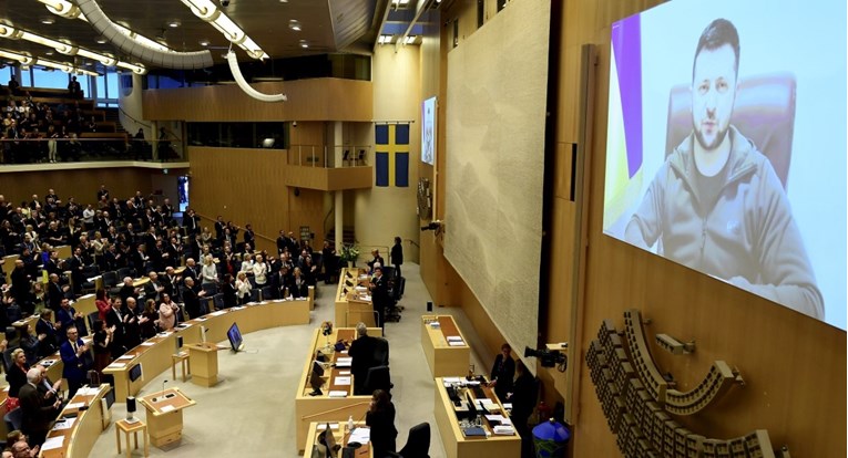 Zelenskij pred švedskim parlamentom: Ukrajina zaslužuje biti punopravna članica EU