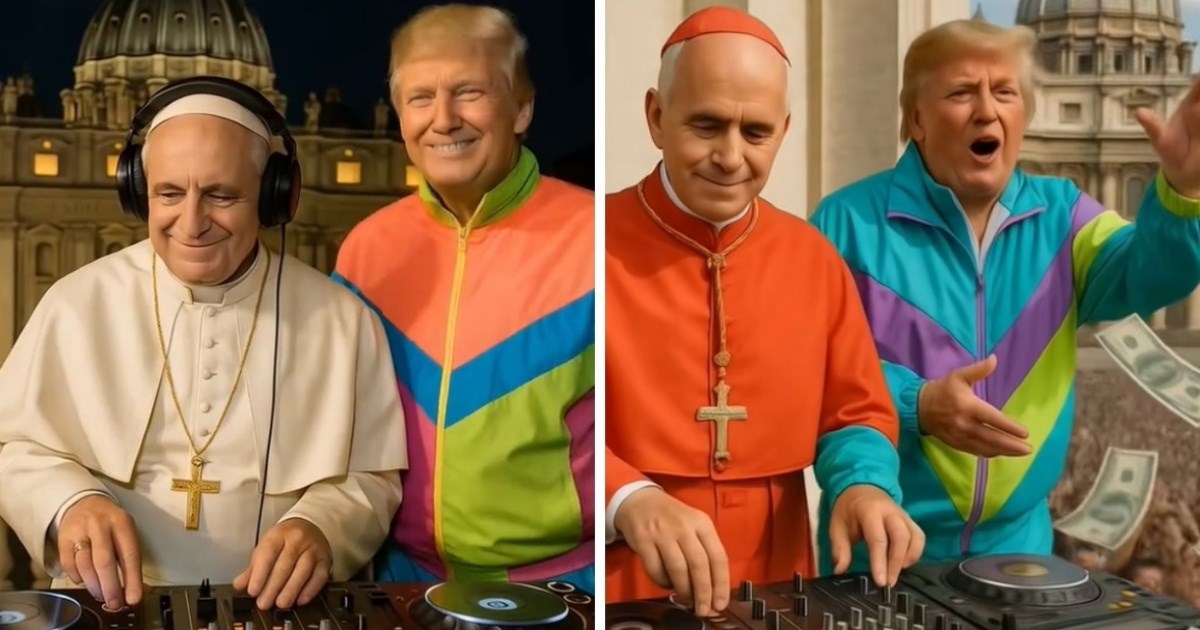 AI video novog pape apsolutni je hit: Glumio DJ-a dok je Trump bacao novac publici
