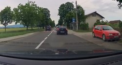 VIDEO U Zagrebu pretjecao kolonu preko pune crte, zebre, ležećih... Pored škole