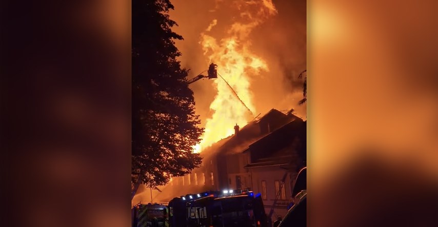 Veliki požar u Kranju, evakuirano 67 ljudi