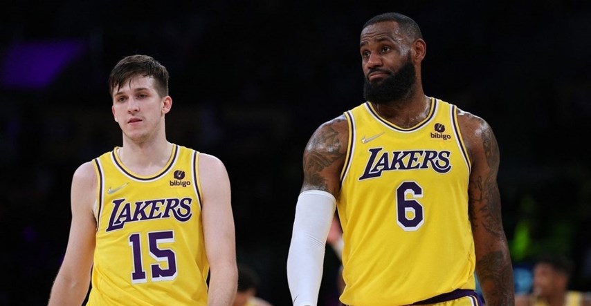 Pogledajte neprocjenjivi izraz lica rookieja Lakersa nakon LeBronove lekcije