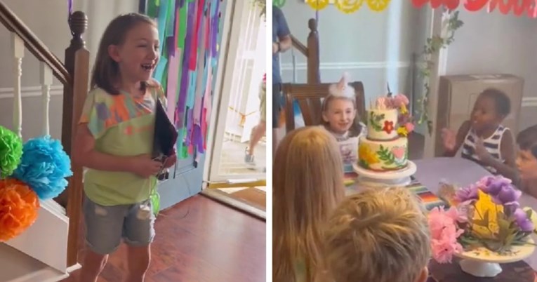 Potpuni stranci razveselili curicu na njen 8. rođendan, 3 mjeseca nakon gubitka majke