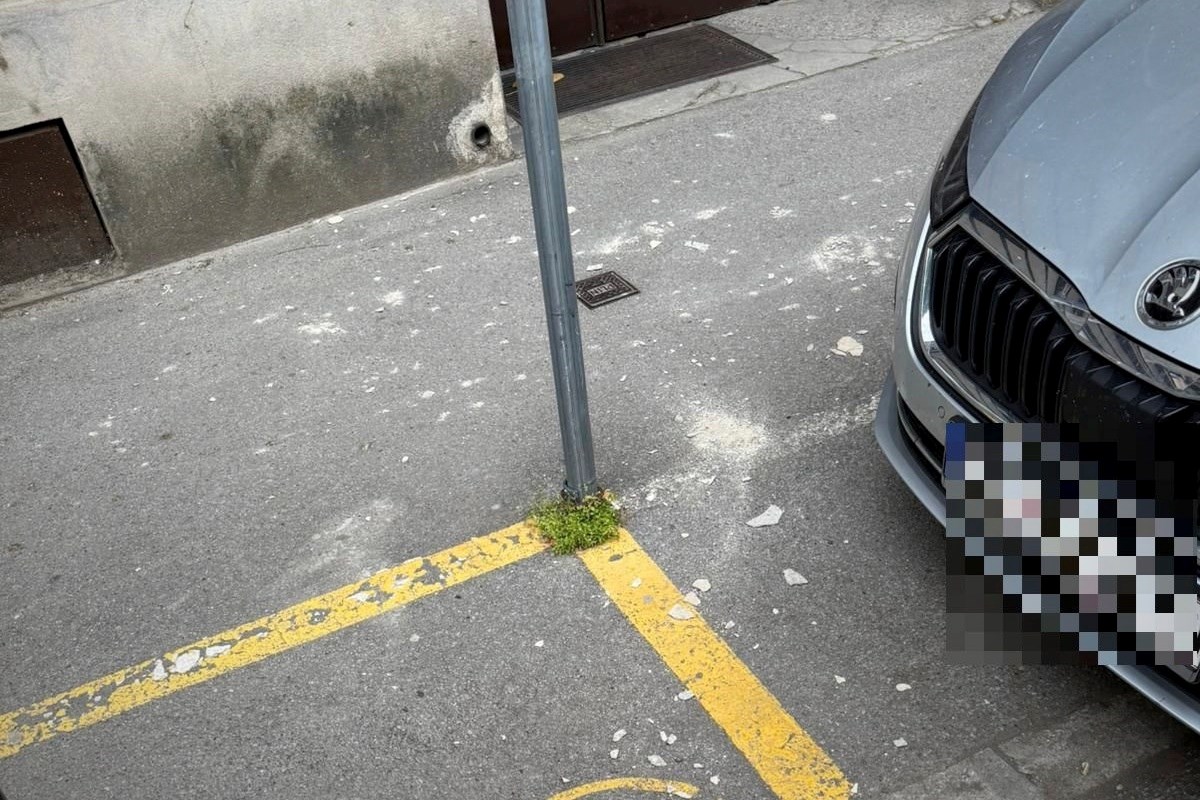 VIDEO Nevrijeme u Zagrebu. Stabla pala na aute, odlomio se i dio fasade
