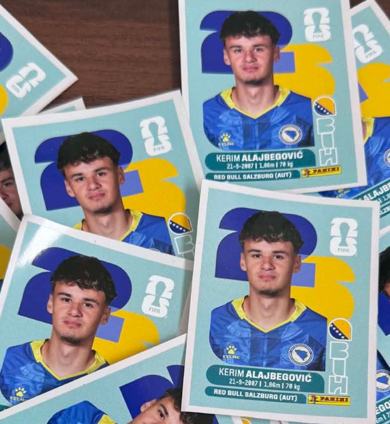 Navijač iz BiH ispravio Panini: Izradio sličicu bh. zvijezde koja je postala hit