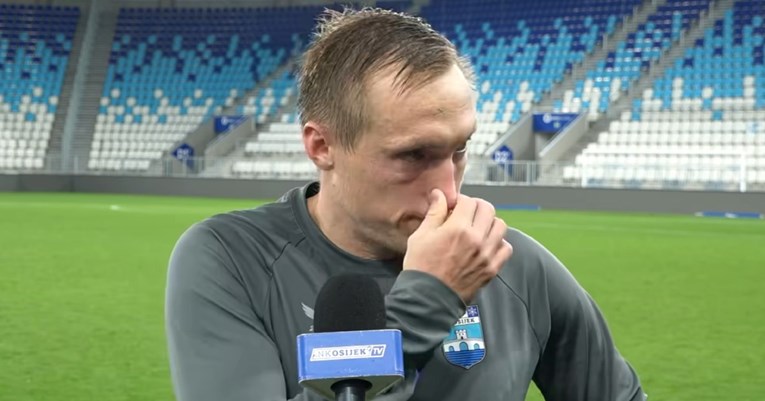 VIDEO Kapetan i legenda Osijeka rasplakala se tijekom intervjua