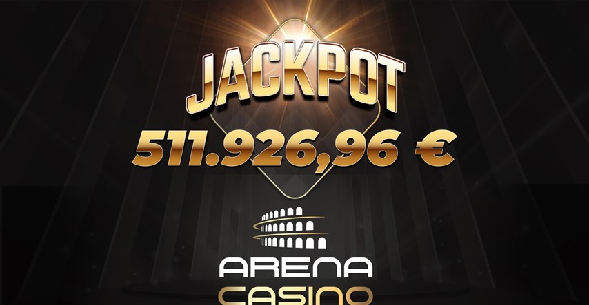 U Arena Casinu osvojen online jackpot od više od pola milijuna eura