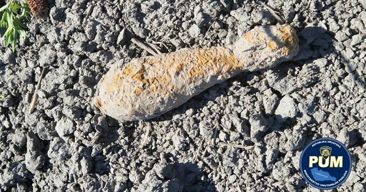 Radnici u polju pronašli minu iz Drugog svjetskog rata