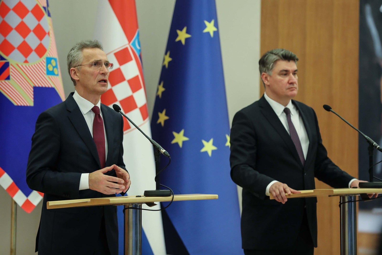 Glavni tajnik NATO-a u Zagrebu: Makedonija uskoro postaje članica saveza