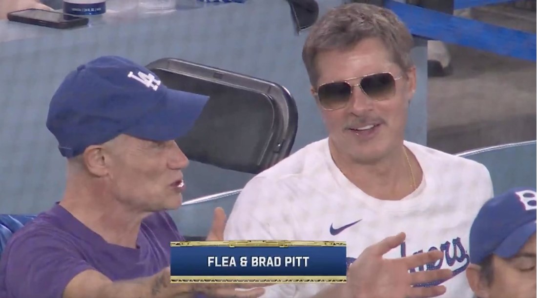 Brad Pitt iznenadio novim imidžem na bejzbol utakmici