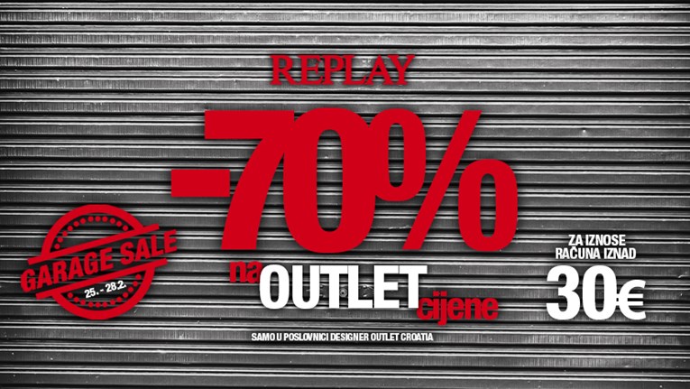 Počeo je Garage sale u Replayu: Čak do -70% popusta na outlet cijene