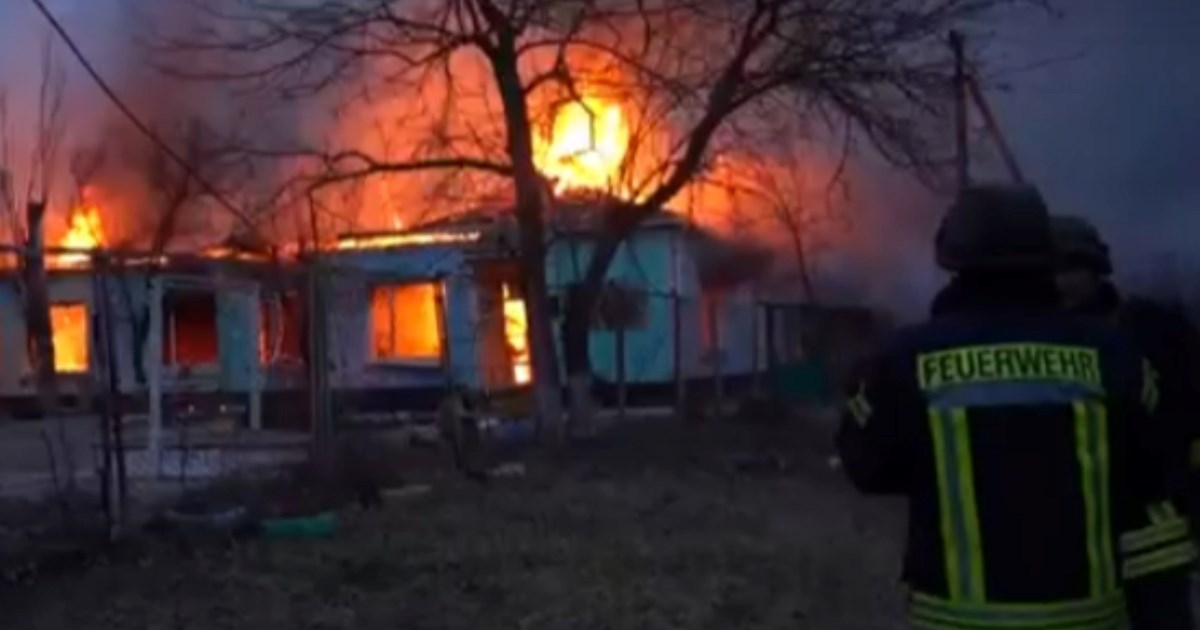 VIDEO U jučerašnjem granatiranju Hersona zapalio se dječji vrtić