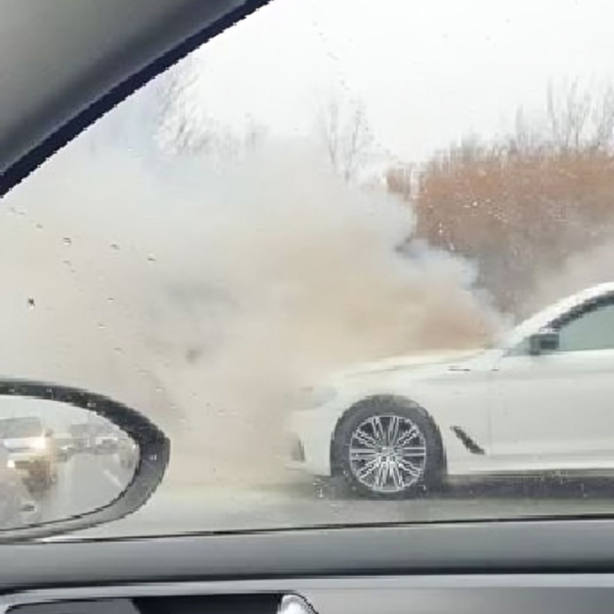 VIDEO Zapalio se auto na zagrebačkoj obilaznici