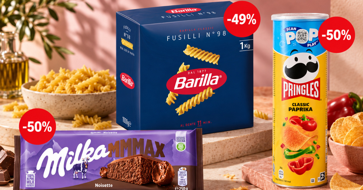 Milka i Pringles na -50%, kilogram Barille gotovo upola cijene