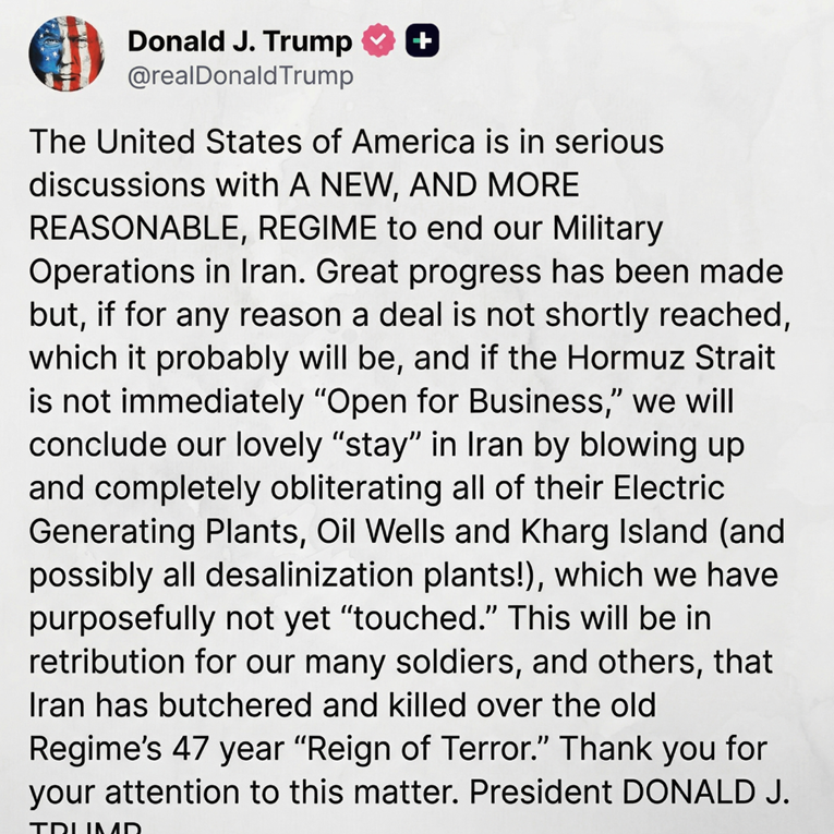 Trump podivljao: Otvorite Hormuz ili slijedi totalno uništenje