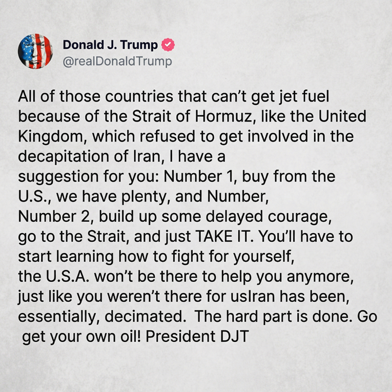 Trump europskim državama: Morat ćete se naučiti sami boriti, Amerika vam neće pomoći