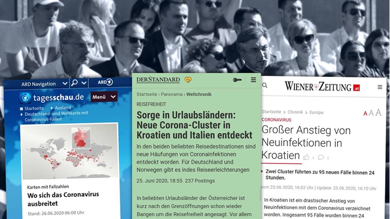 Austrijski i njemački mediji se raspisali o naglom skoku broja oboljelih u Hrvatskoj