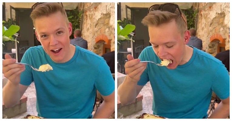 Amerikanac iz Supertalenta se snimao kako jede "hrvatske štrukle", Slovenci ljuti
