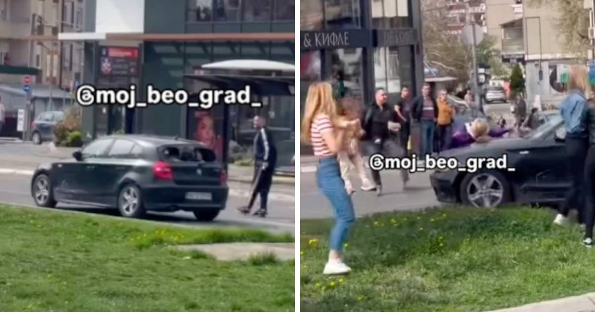 BMW se zabio u prosvjednike u Srbiji, ima ozlijeđenih. Vozač uhićen, pružao otpor