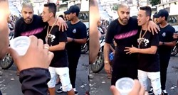 VIDEO Adriano se uništio od alkohola, jedva je hodao uz pomoć prijatelja
