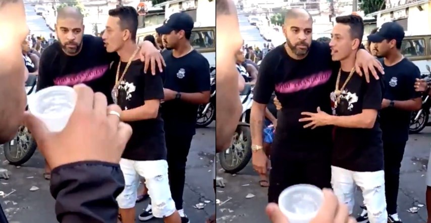 VIDEO Adriano se uništio od alkohola, jedva je hodao uz pomoć prijatelja